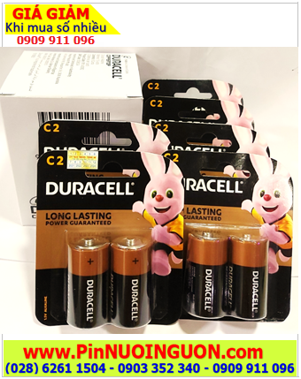 COMBO 01hộp 6vỉ=12viên Pin C 1.5v Duracell MN1400-LR14 chính hãng, Giá chỉ 479.000đ /Hộp 12viên